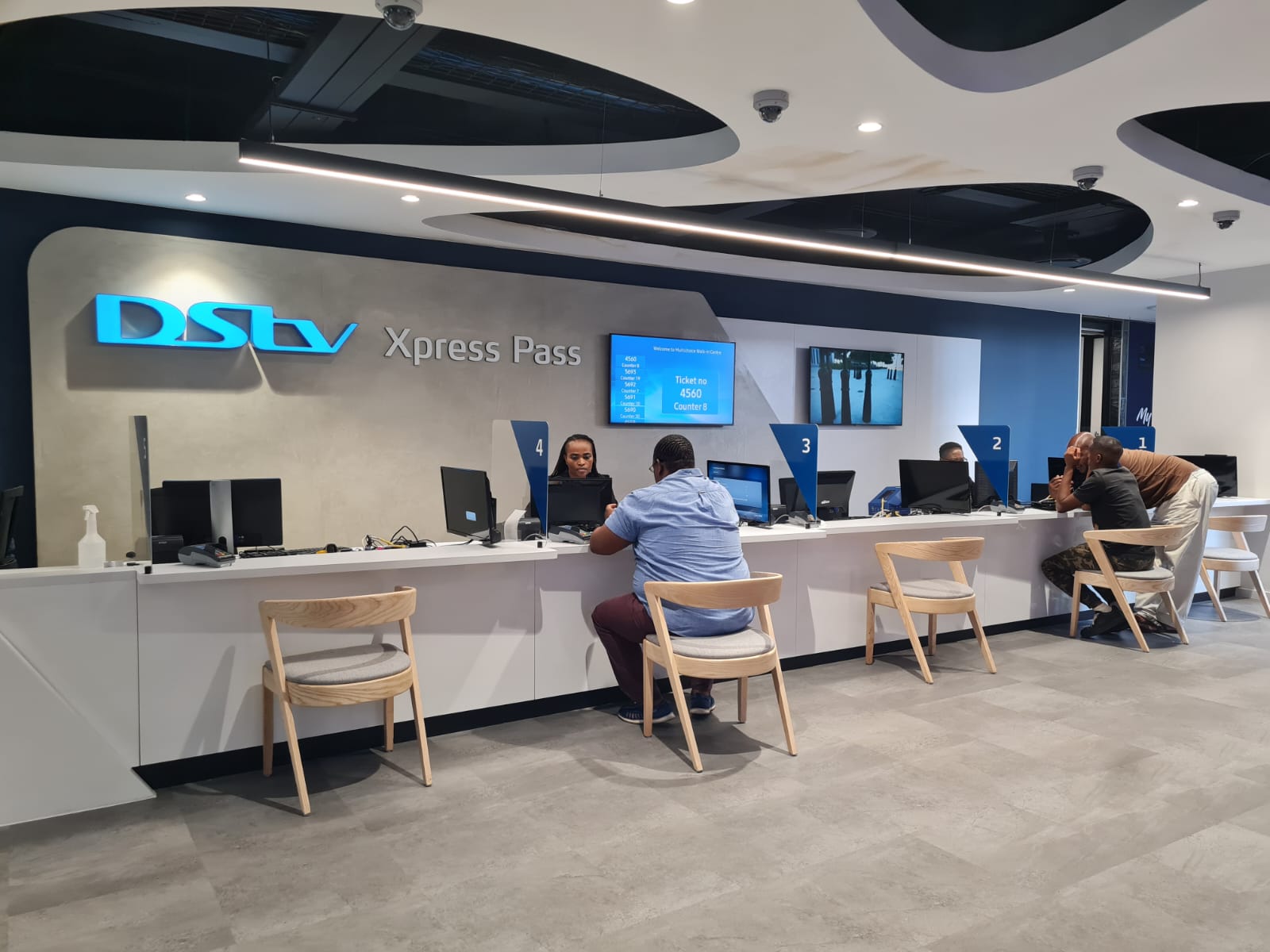 MultiChoice DStv walk-in service centre counters