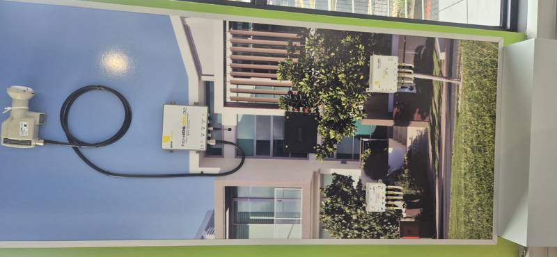 Fibre distribution equipment for larger buildings